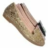 Forever Link Larissa79k Childrens Rhinestone Ballet Loafer - Girl Kids Glitter Crystal Flats