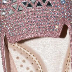 Forever Link Larissa79k Childrens Rhinestone Ballet Loafer - Girl Kids Glitter Crystal Flats