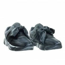 Forever Link New Mode6 Forever Satin Ribbon Slip Jogger Sneaker W Lightweight Flatform