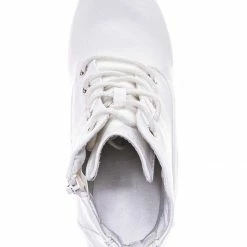 Forever Link Plus12K Kids Block Heel Combat Bootie - Children Chunky Military Lace Ankle Boot New