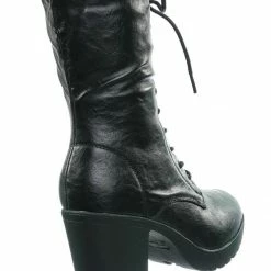 Forever Link Plus571 Vintage Military Combat Boots - Womens Engineered Lace Up Shoe New