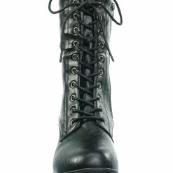 Forever Link Plus571 Vintage Military Combat Boots - Womens Engineered Lace Up Shoe New