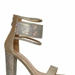 Forever Link Quality84 Rhinestone Crystal Dress Sandal - Wedding Party High Heel Shoes