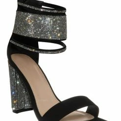 Forever Link Quality84 Rhinestone Crystal Dress Sandal - Wedding Party High Heel Shoes
