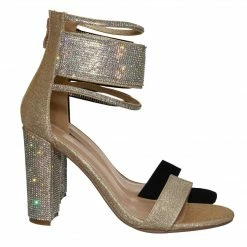 Forever Link Quality84 Rhinestone Crystal Dress Sandal - Wedding Party High Heel Shoes