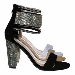 Forever Link Quality84 Rhinestone Crystal Dress Sandal - Wedding Party High Heel Shoes