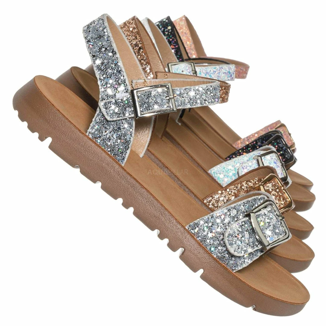 Forever Link Reform29k Girl Children Comfort Flat Sandal - Kids Size Open Toe Shoe