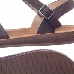 Forever Link New Reform9 Comfortable Flatform Open Toe Sandal W Rubber Outsole & Ankle Strap