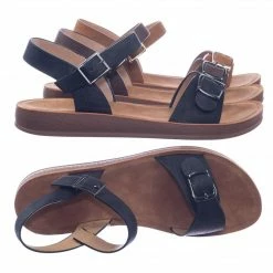 Forever Link New Reform9 Comfortable Flatform Open Toe Sandal W Rubber Outsole & Ankle Strap