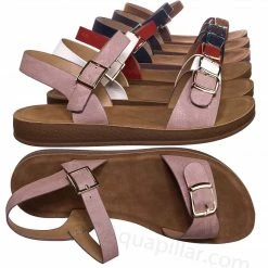Forever Link New Reform9 Comfortable Flatform Open Toe Sandal W Rubber Outsole & Ankle Strap