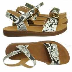 Forever Link Reform9 Comfortable Flatform Open Toe Sandal W Rubber Outsole & Ankle Strap