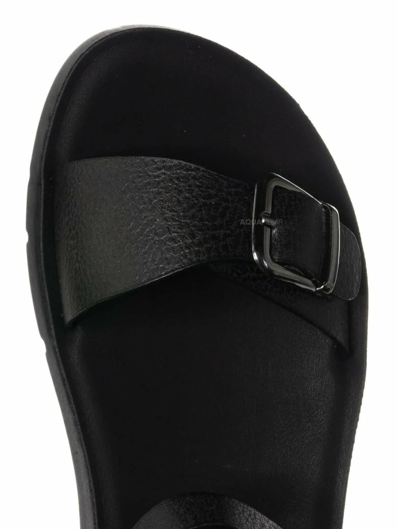 Forever Link New Reform9k Girl Children Comfort Flat Sandal - Kids Size Open Toe Shoe