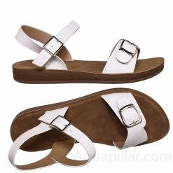 Forever Link New Reform9k Girl Children Comfort Flat Sandal - Kids Size Open Toe Shoe