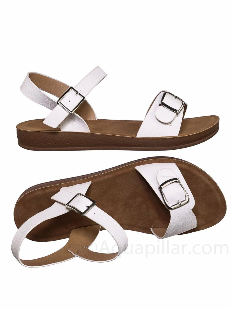 Forever Link New Reform9k Girl Children Comfort Flat Sandal - Kids Size Open Toe Shoe