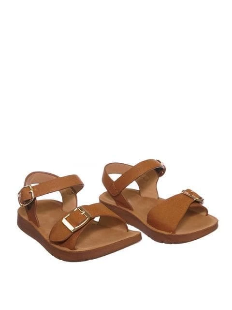 Forever Link New Reform9k Girl Children Comfort Flat Sandal - Kids Size Open Toe Shoe