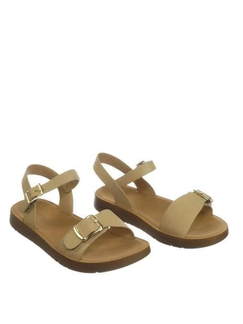 Forever Link New Reform9k Girl Children Comfort Flat Sandal - Kids Size Open Toe Shoe