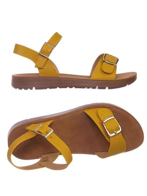 Forever Link New Reform9k Girl Children Comfort Flat Sandal - Kids Size Open Toe Shoe