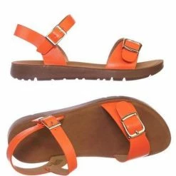 Forever Link New Reform9k Girl Children Comfort Flat Sandal - Kids Size Open Toe Shoe