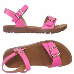 Forever Link New Reform9k Girl Children Comfort Flat Sandal - Kids Size Open Toe Shoe