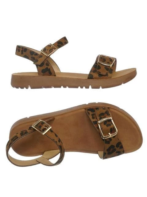 Forever Link New Reform9k Girl Children Comfort Flat Sandal - Kids Size Open Toe Shoe