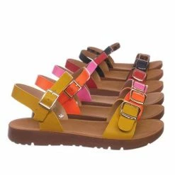 Forever Link New Reform9k Girl Children Comfort Flat Sandal - Kids Size Open Toe Shoe