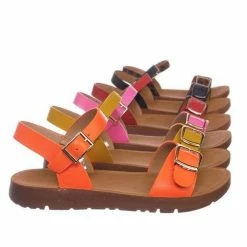 Forever Link New Reform9k Girl Children Comfort Flat Sandal - Kids Size Open Toe Shoe