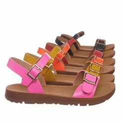 Forever Link New Reform9k Girl Children Comfort Flat Sandal - Kids Size Open Toe Shoe