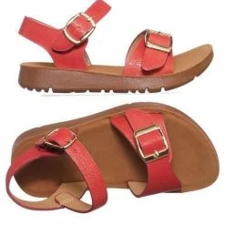 Forever Link New Reform9k Girl Children Comfort Flat Sandal - Kids Size Open Toe Shoe