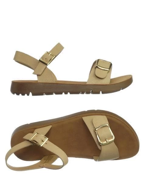 Forever Link New Reform9k Girl Children Comfort Flat Sandal - Kids Size Open Toe Shoe