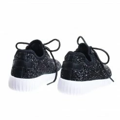 Forever Link Remy18k Lace Up Rock Glitter Fashion Sneaker For Children / Girl / Kids