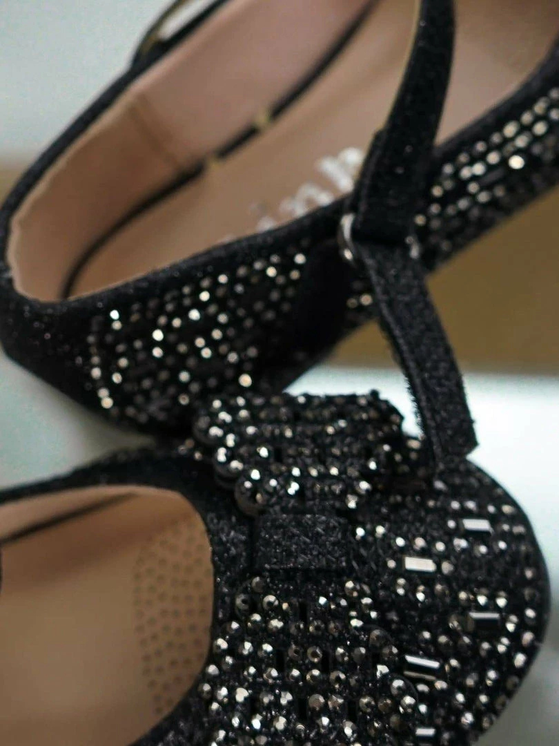 Forever Link New Sabina72KA Baby Toddler Rhinestone Mary Jane Ballet Flat - Kids Dress Shoes