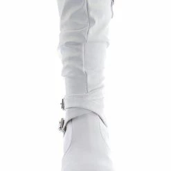 Forever Link Safety52k Childerns Harness Strapped Boots - Little Girls Mid Calf Heel Shoes New