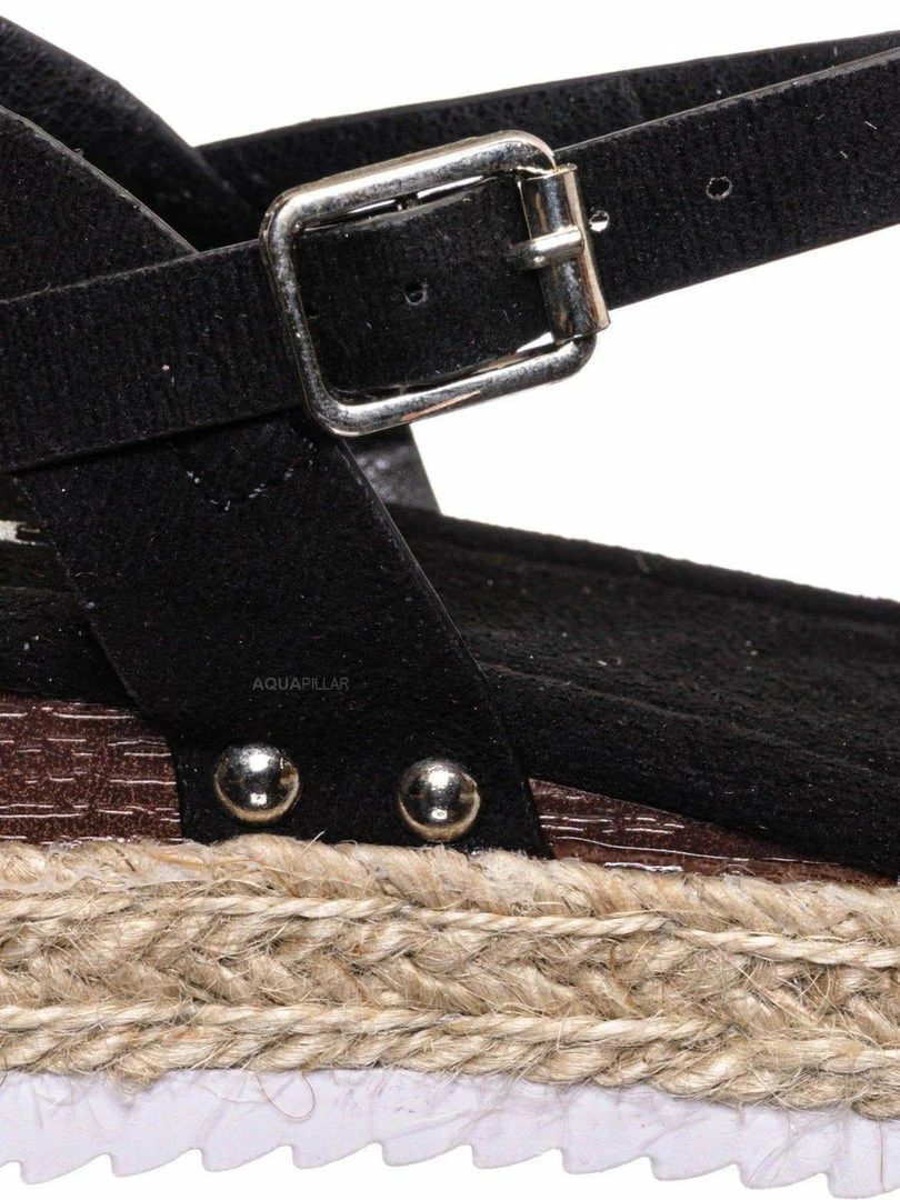 Forever Link New Sensational32K Girls Espadrille Flatform Sandal - Children Thread White Platform