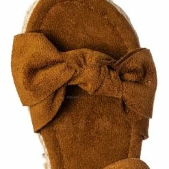 Forever Link New Sensational32K Girls Espadrille Flatform Sandal - Children Thread White Platform