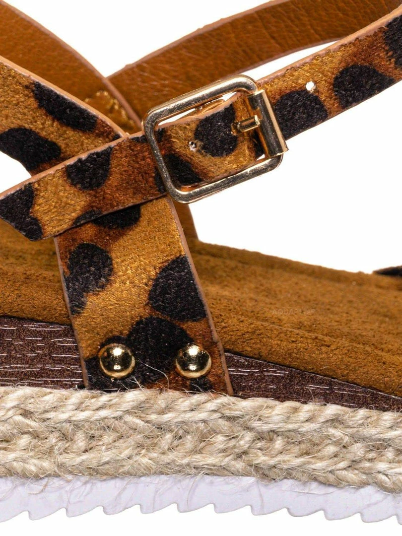 Forever Link New Sensational32K Girls Espadrille Flatform Sandal - Children Thread White Platform