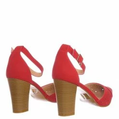 Forever Link Topper30 Block Heel Pointed Toe Pump - Women D'Orsay Ankle Strap Cutout