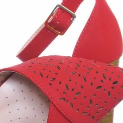 Forever Link Topper30 Block Heel Pointed Toe Pump - Women D'Orsay Ankle Strap Cutout