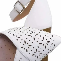 Forever Link Topper30 Block Heel Pointed Toe Pump - Women D'Orsay Ankle Strap Cutout