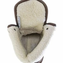 Forever Link New Whitney23 Foldable Lace Up Boot - Faux Fur Shearling Lining Collar Fold Overs