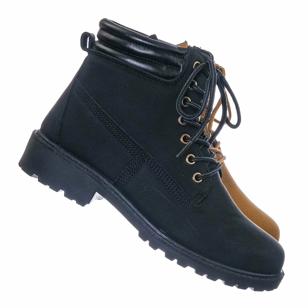 Forever Link New Whitney25 Lightweight Fashion Work Boots - Lug Sole Welted Grunge Ankle Bootie