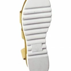 Forever Link Wish79 Bohemian Elastic Footbed Flatform - Women Cork Lug Sole Strappy Sandal