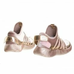 Forever Link New Yes4 Athletic Velvet Elastic Lacer Fashion Sneaker W Hook & Loop Closure