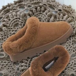 Bamboo Frozen31 Faux Fur Moccasin Slipper - Winter Fluffy Cozy Bootie New