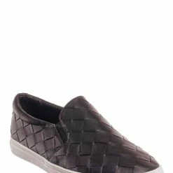 La Shailah Design33 Woven Platform Slip On Sneaker - Women Slide In Athletic Loafer New