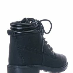 Forever Link New Whitney25 Lightweight Fashion Work Boots - Lug Sole Welted Grunge Ankle Bootie