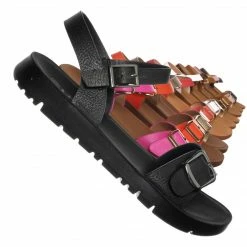 Forever Link New Reform9 Comfortable Flatform Open Toe Sandal W Rubber Outsole & Ankle Strap