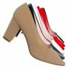 Forever Link New Songful2 Comfortable Block Heel Dress Pump - Womens Office Shoes