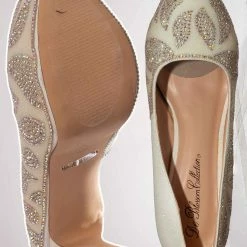 Blossom New Kinko Rhinestone Glitter Hidden Platform Pump - Women Heel