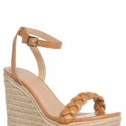 Delicious Michela Espadrille Platform Wedge Braided Sandal, Women Strap Sandal New