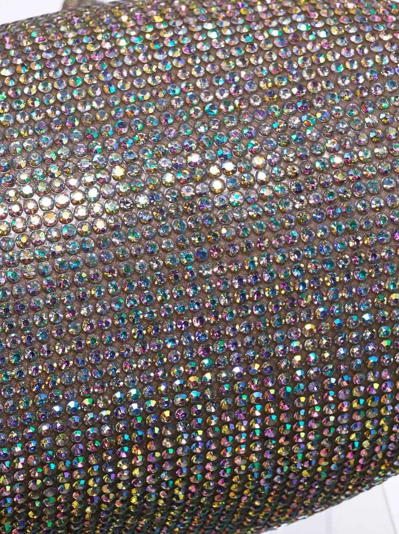 Glaze Valentine1 Rhinestone Crystal Pointed Toe Mule - Women Bling Party Slipper